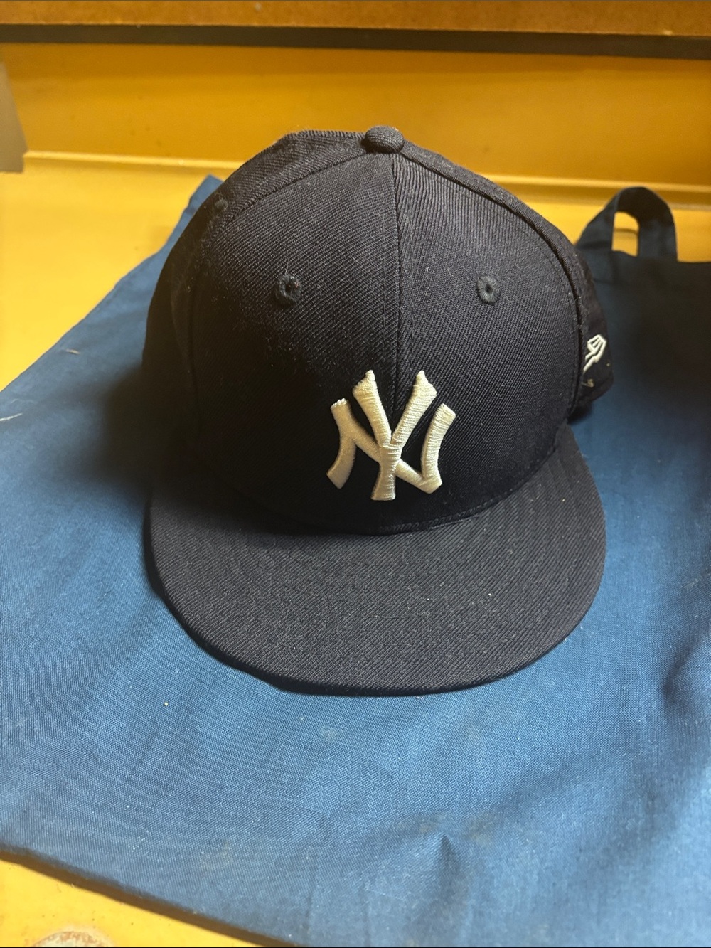 New Era Kids Navy Snapback with White NY Patch